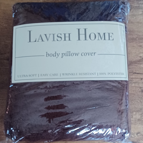 Bedding Lavish Home Body Pillow Coverplush Brown Poshmark